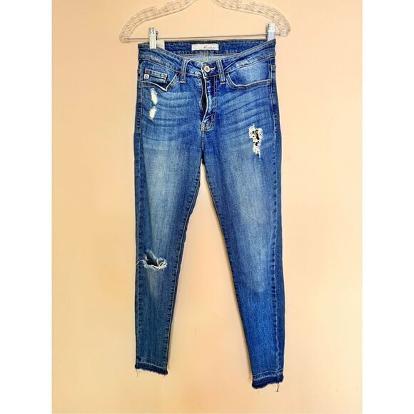 Kancan distessed estilo skinny jeans sz 26 - Picture 1 of 7